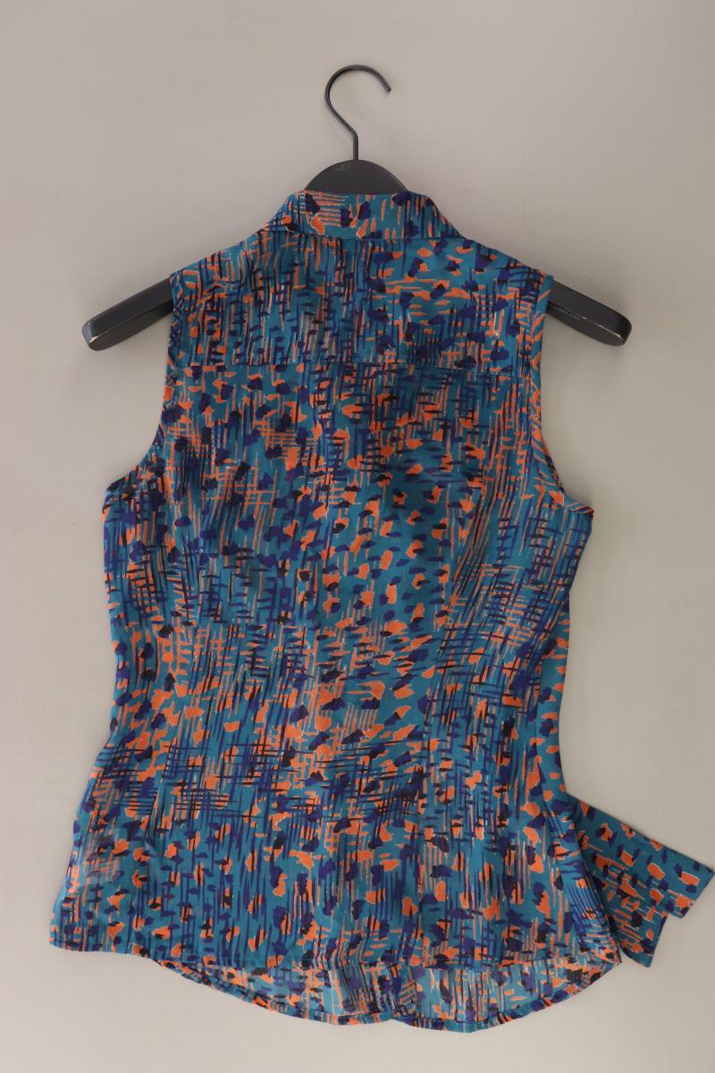 Esprit Collection Chiffonbluse Gr. 36 geometrisches Muster neuwertig Ärmellos