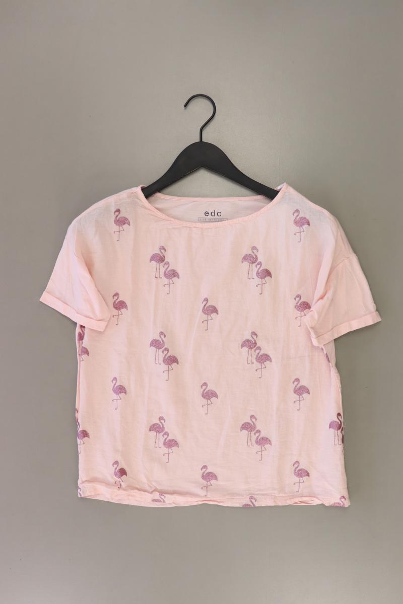 edc by Esprit Printshirt Gr. XS Kurzarm rosa