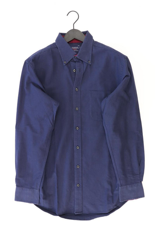 CHARLES TYRWHITT Langarmhemd für Herren Gr. M blau aus Baumwolle