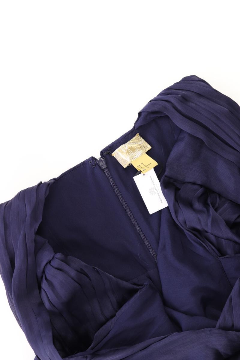Abendkleid Gr. 42 Ärmellos blau aus Polyester