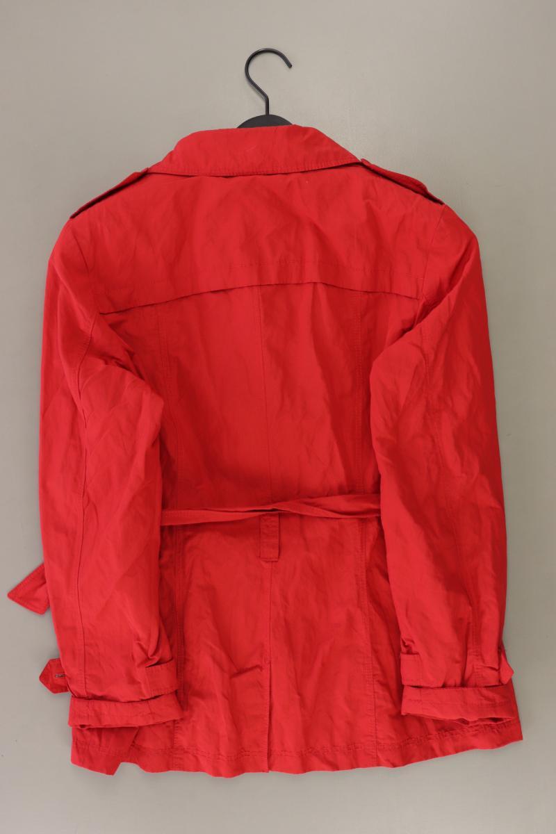 LEBEK Barbara Lebek Lange Jacke Gr. 38 rot aus Polyester