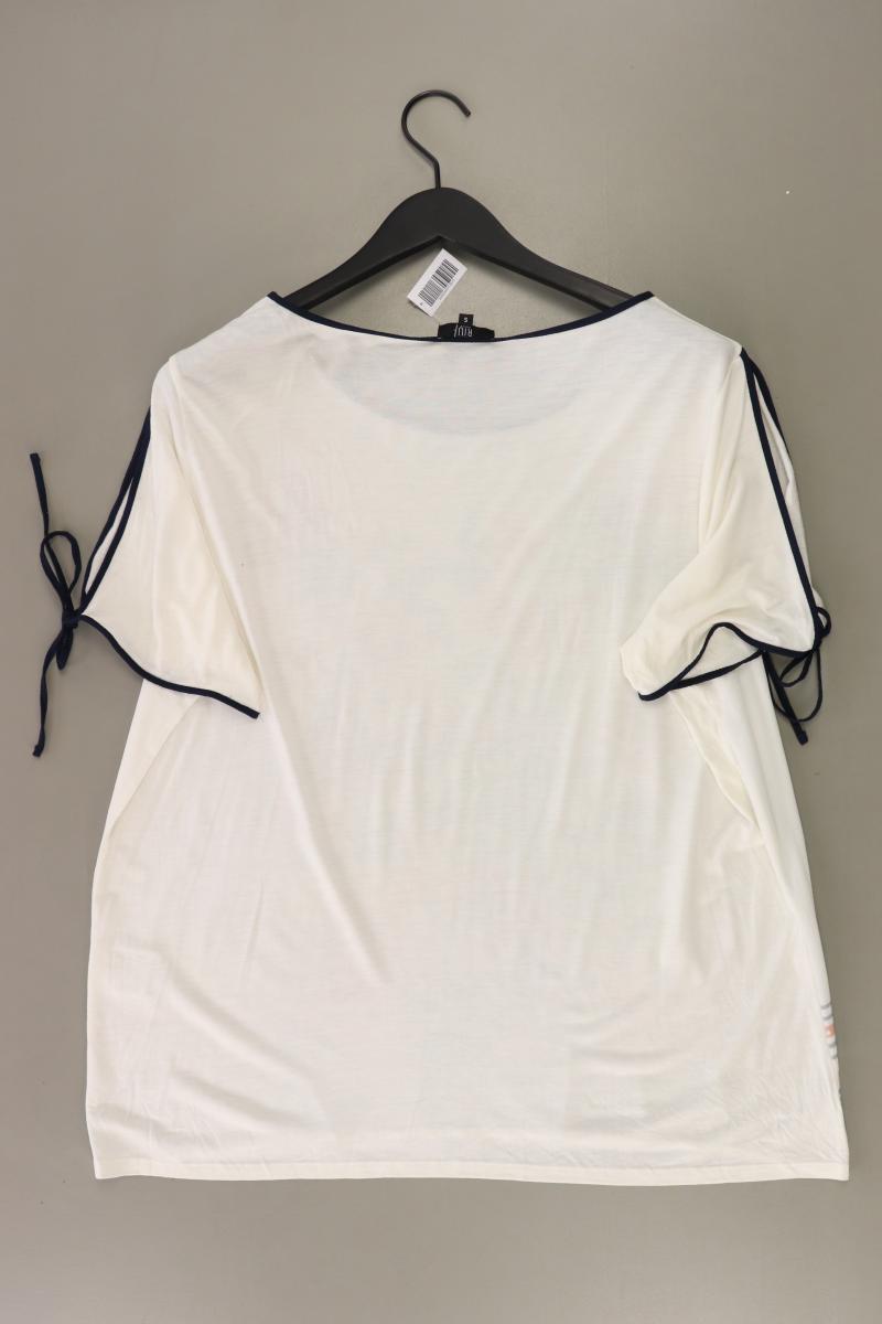Kurzarmbluse Gr. US 5 (XS) weiß aus Polyester