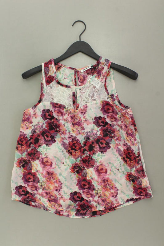 Only Ärmellose Bluse Gr. 36 mit Blumenmuster mehrfarbig aus Polyester