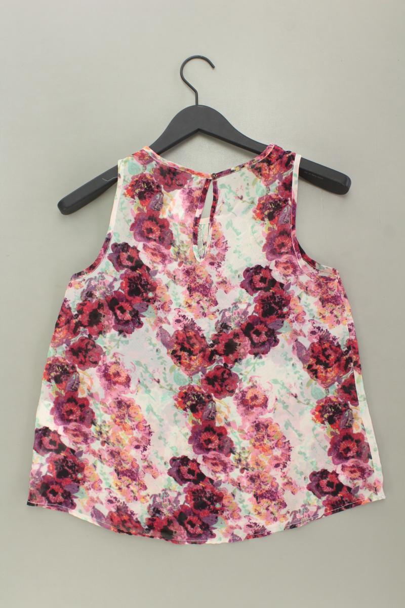 Only Ärmellose Bluse Gr. 36 mit Blumenmuster mehrfarbig aus Polyester