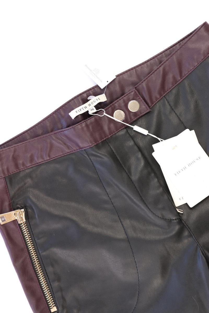 FIFTH HOUSE Kunstlederhose Gr. 36 neu mit Etikett Neupreis: 119,99€! schwarz