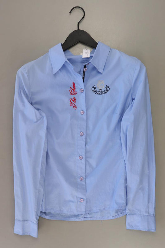 McGregor Langarmbluse Gr. 40 blau aus Baumwolle