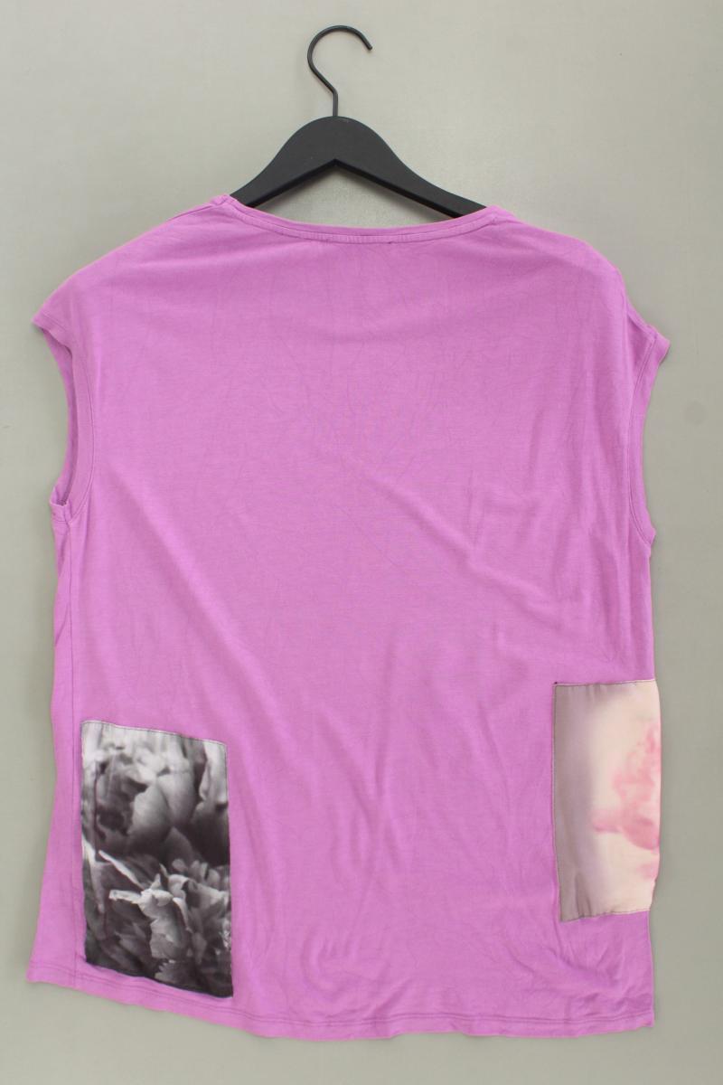 Esprit Printshirt Gr. XL Kurzarm lila