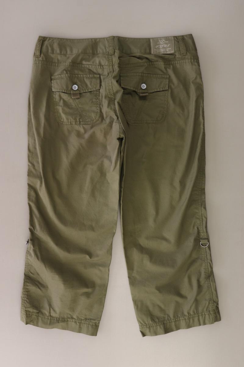 Esprit 7/8 Hose Gr. 38 olivgrün aus Baumwolle