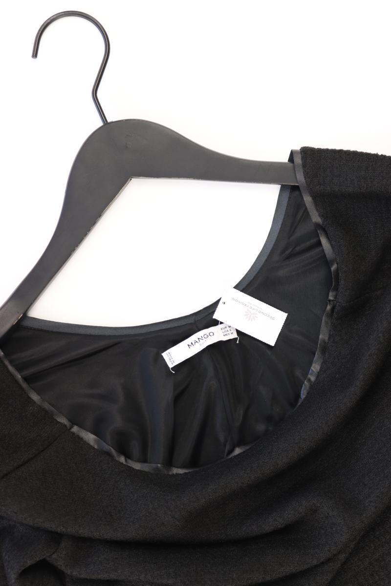 Mango Etuikleid Gr. M Langarm schwarz aus Polyester