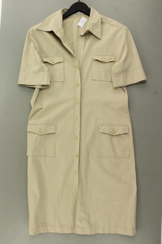 Joseph Janard Polokleid Gr. 38 Kurzarm creme aus Baumwolle