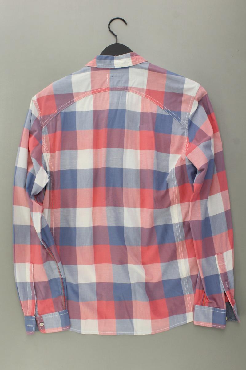 edc by Esprit Karohemd für Herren Gr. L kariert Langarm mehrfarbig aus Baumwolle