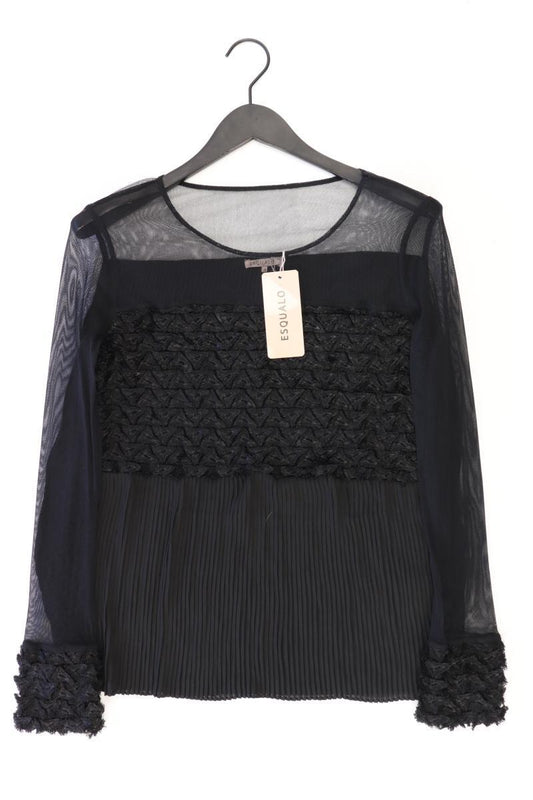 Esqualo Chiffonbluse Gr. 38 neu mit Etikett Neupreis: 79,95€! Langarm schwarz