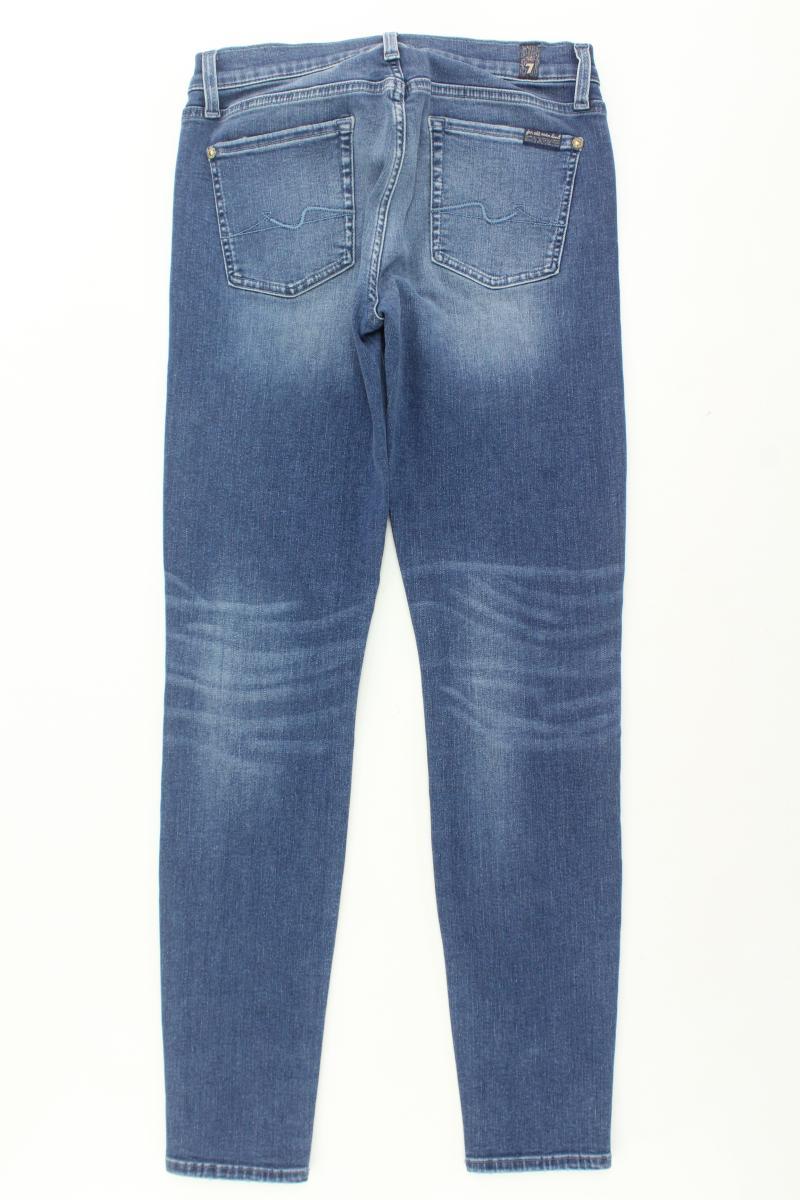 7 For All Mankind Skinny Jeans Gr. W29 neuwertig blau aus Baumwolle