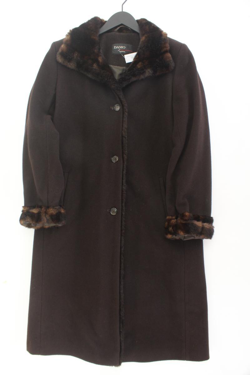 Damo Donna Wollmantel Gr. 36 braun