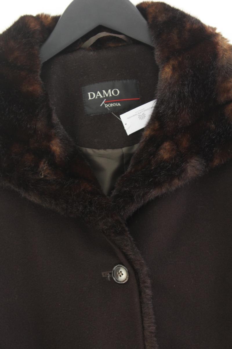 Damo Donna Wollmantel Gr. 36 braun