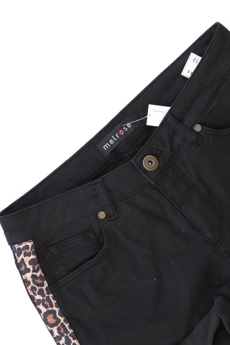 Melrose Jeansshorts Gr. 38 schwarz aus Baumwolle