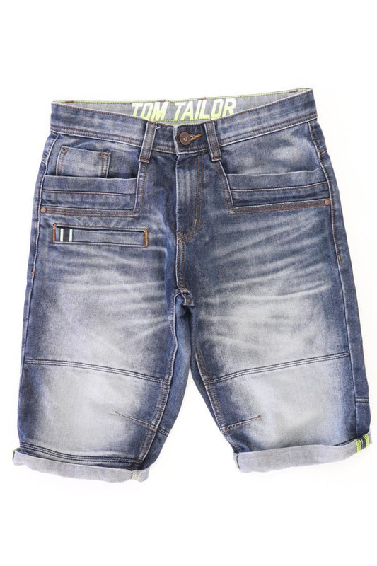 Tom Tailor Jeansshorts für Herren Gr. W30 blau aus Baumwolle