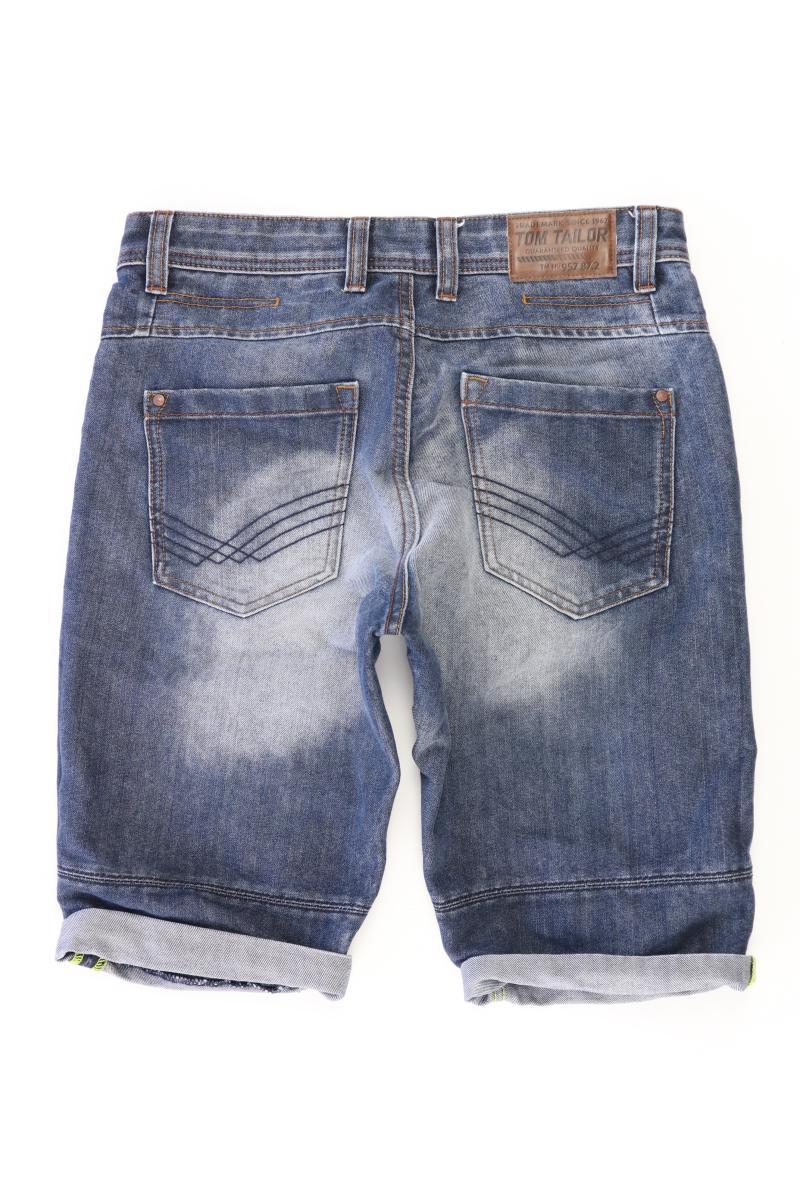 Tom Tailor Jeansshorts für Herren Gr. W30 blau aus Baumwolle