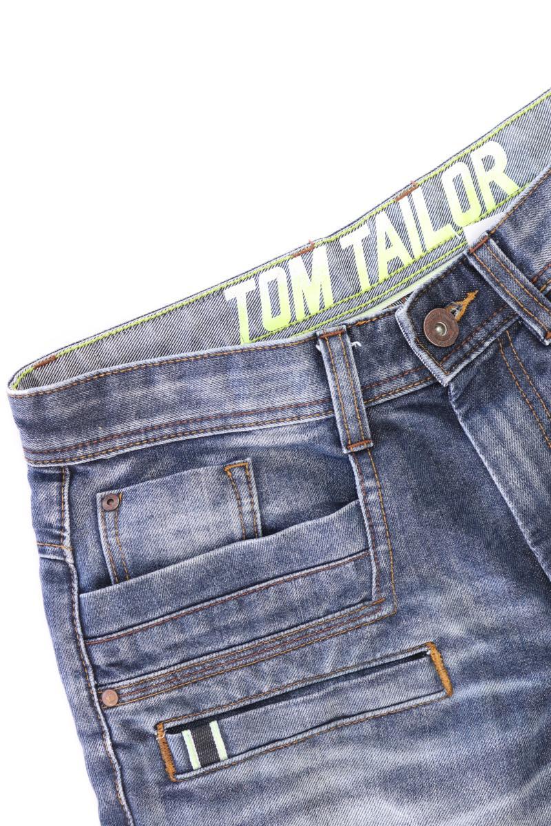 Tom Tailor Jeansshorts für Herren Gr. W30 blau aus Baumwolle