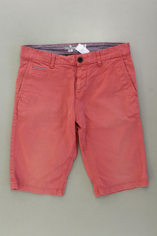Tom Tailor Chino Shorts für Herren Gr. W30 Modell Jim rot aus Baumwolle