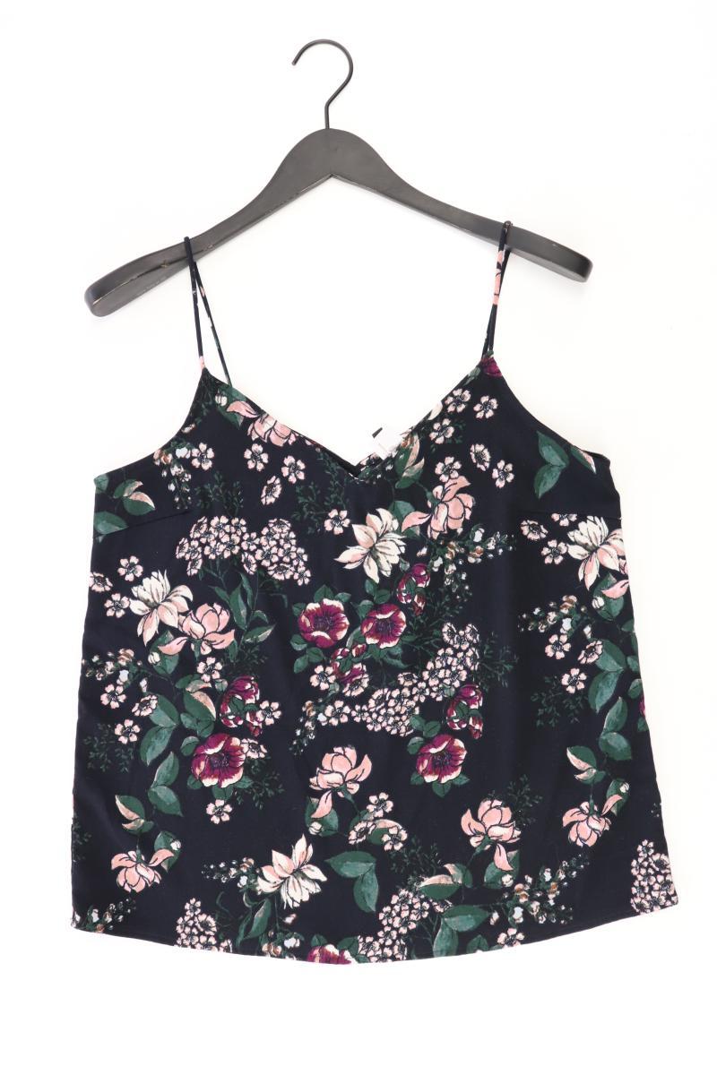 Vero Moda Spaghetti-Top Gr. M mit Blumenmuster schwarz aus Polyester