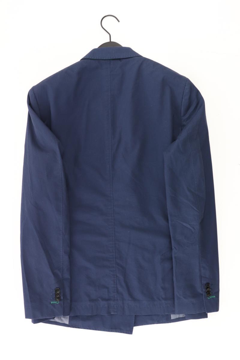 Marc O'Polo Lange Jacke für Herren Gr. 50 blau aus Baumwolle