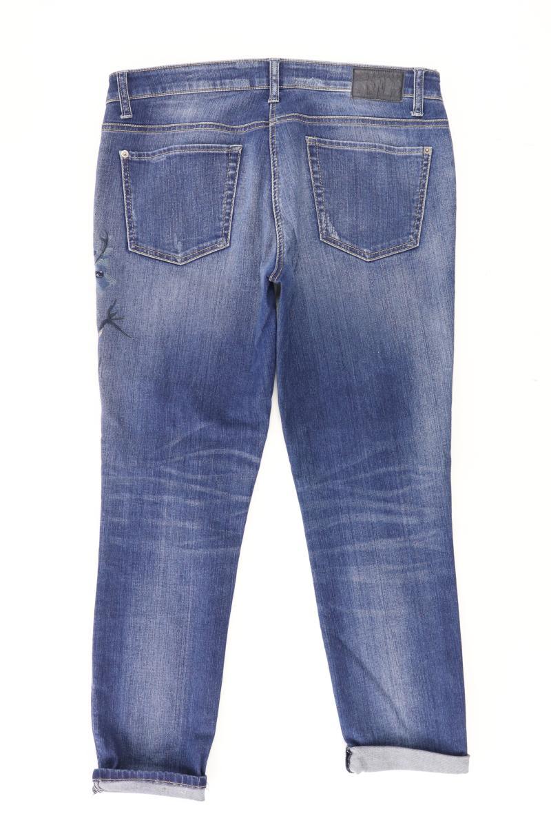 Cambio Straight Jeans Gr. 44 blau aus Baumwolle