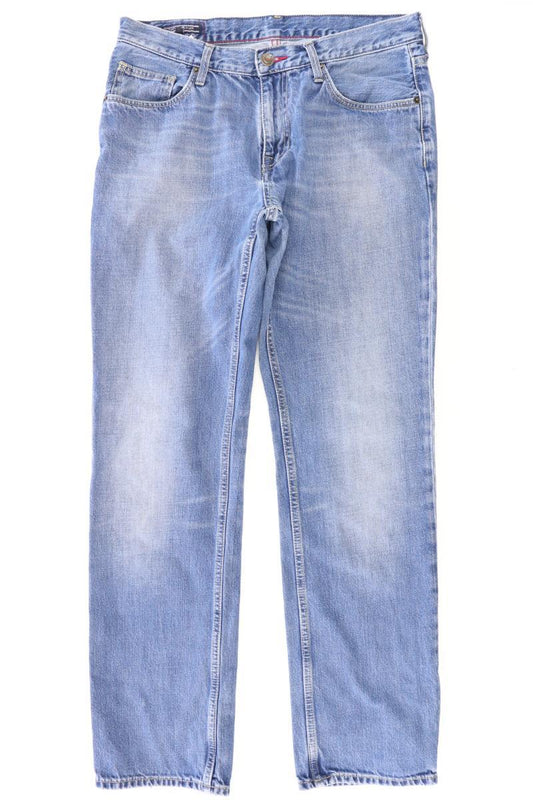 Tommy Hilfiger Straight Jeans für Herren Gr. W35/L32 blau aus Baumwolle