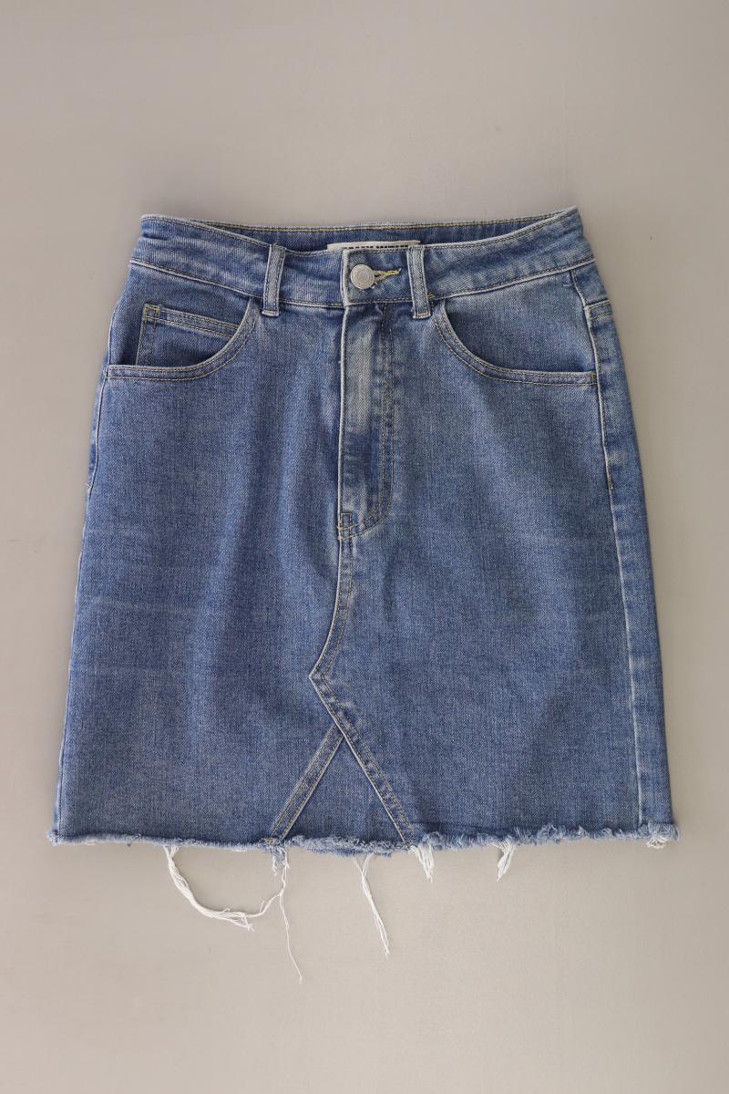 Tally Weijl Jeansrock Gr. 34 blau aus Baumwolle