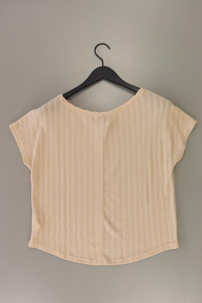 Häkelshirt Gr. M Kurzarm braun