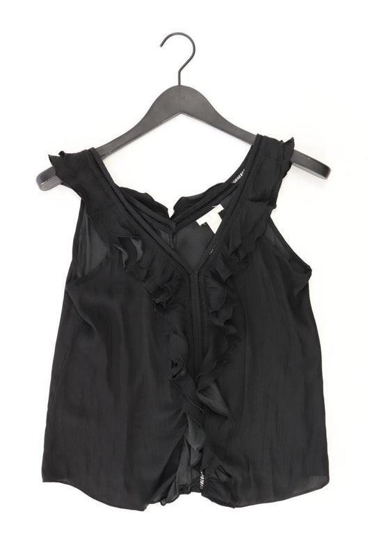 H&M Top Gr. 34 schwarz aus Polyester