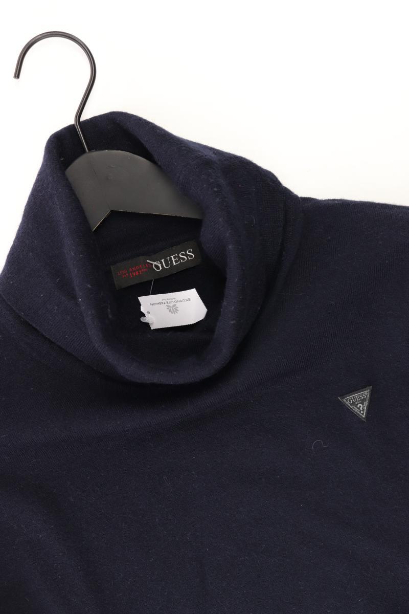 Guess Rollkragenpullover für Herren Gr. S blau aus Polyacryl