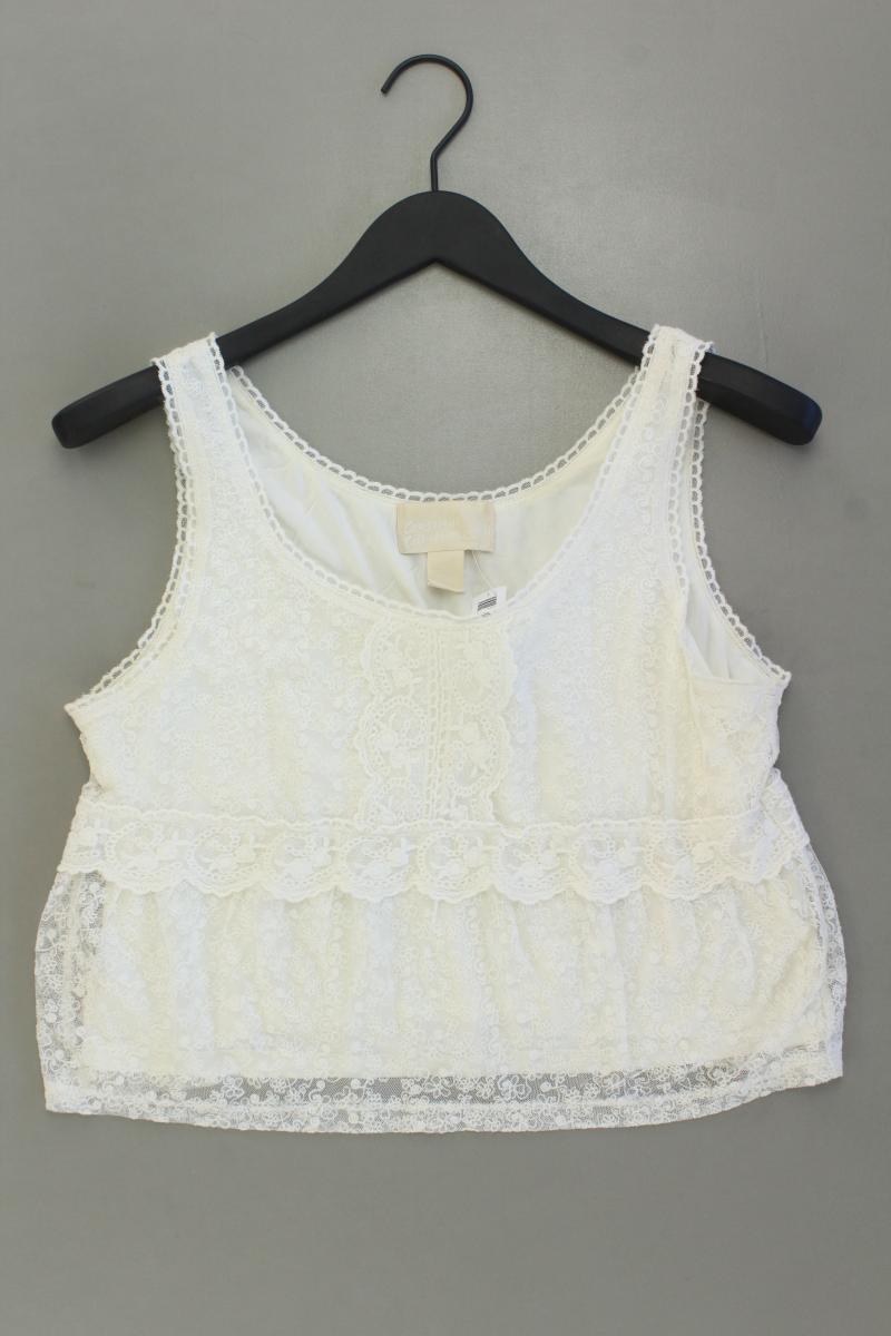 Conscious Collection by H&M Spitzentop Gr. S creme