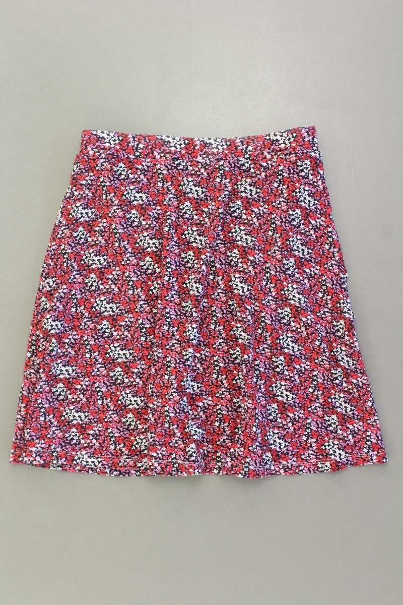Even & Odd Stretchrock Gr. XS mit Blumenmuster rot