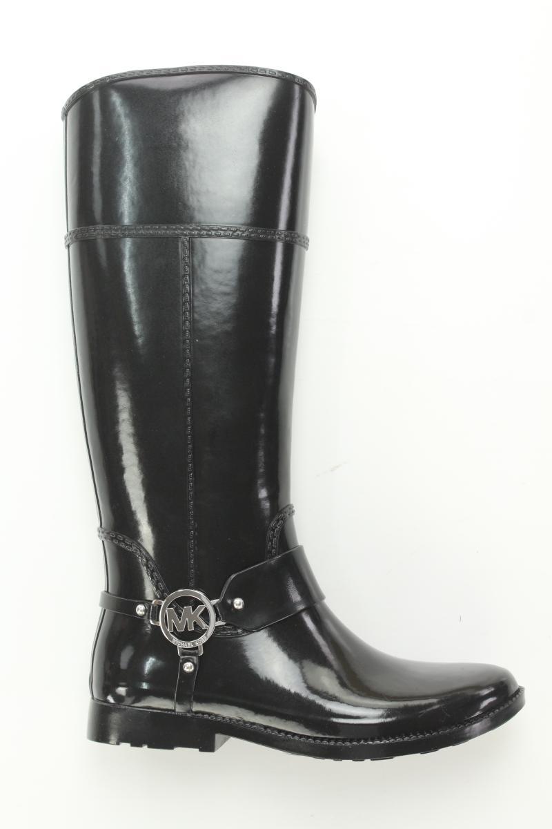 Michael Kors Fulton Harness Rainboot Stiefel Gr. 40,5 neu mit Etikett schwarz