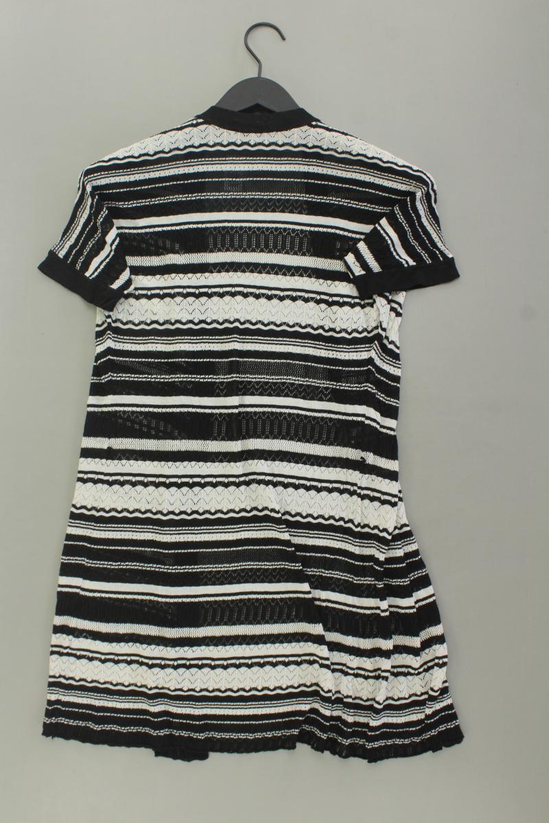 Gerard Darel Regular Cardigan Gr. 36 gestreift Kurzarm schwarz aus Viskose