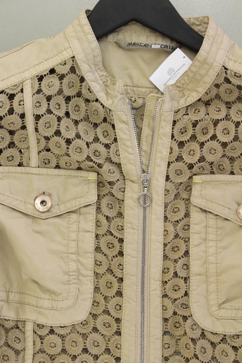 Marc Cain Übergangsjacke Gr. 40 braun aus Baumwolle