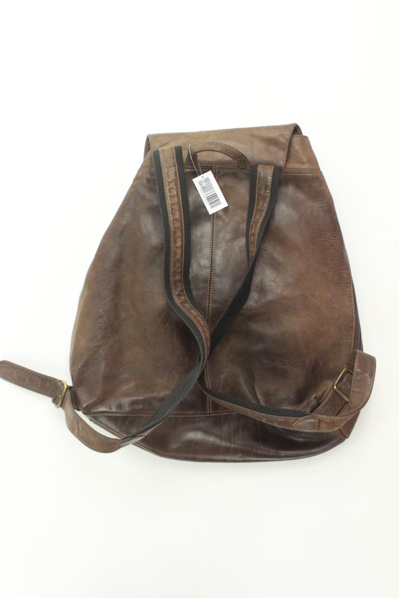 Manfield Paris Rucksack für Herren neuwertig Vintage braun aus Leder