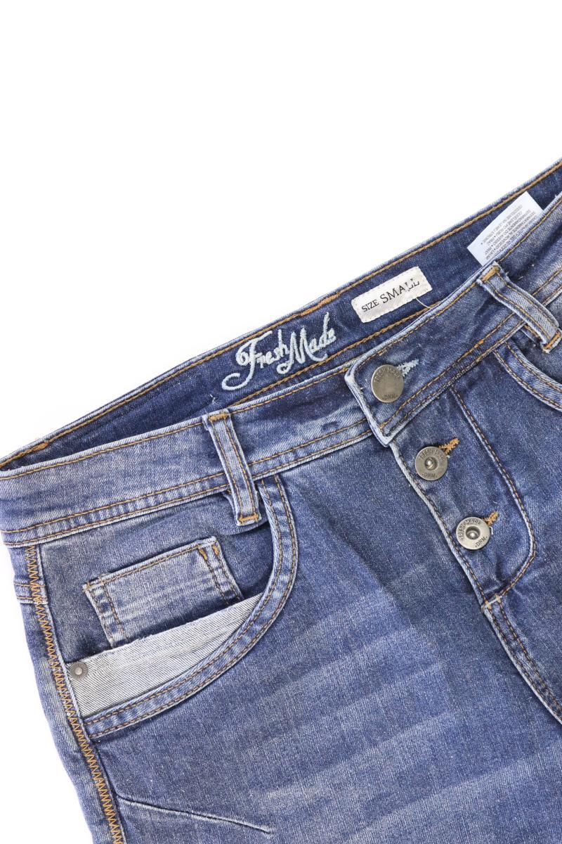 Fresh Made Jeansshorts Gr. S blau aus Baumwolle