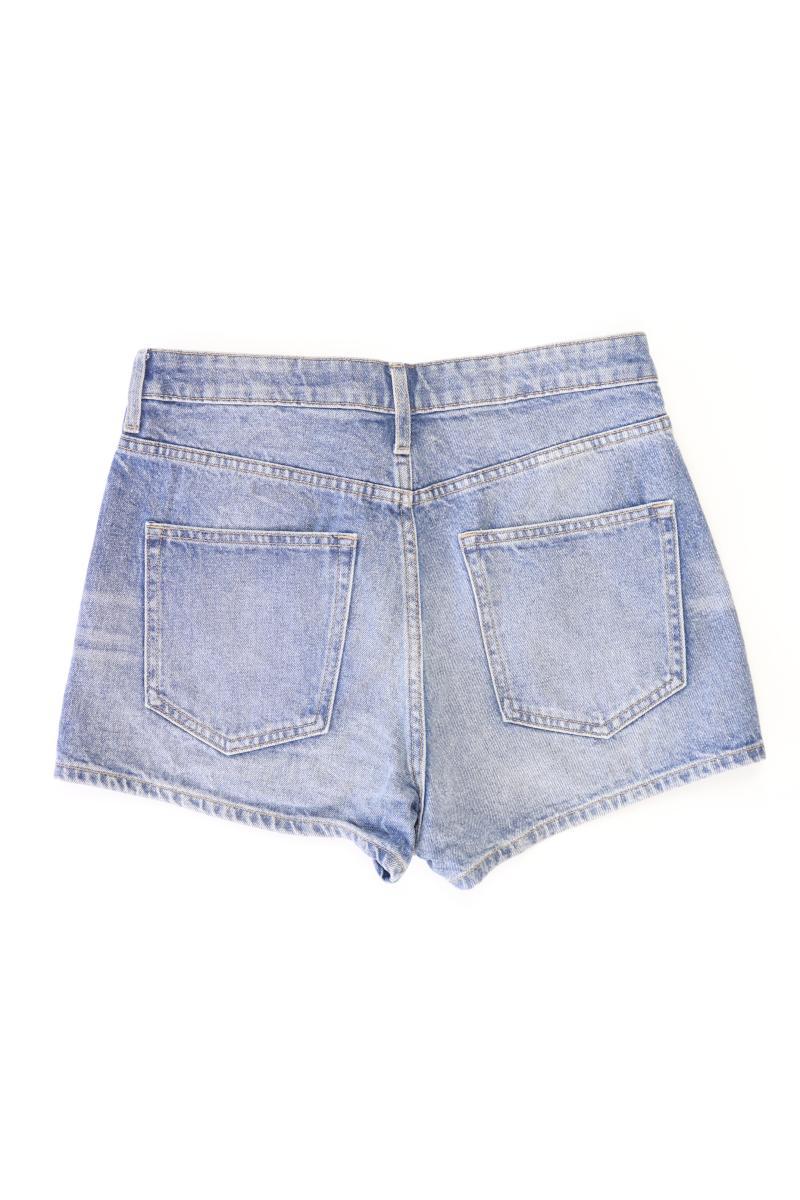 H&M Shorts Gr. 38 blau aus Baumwolle