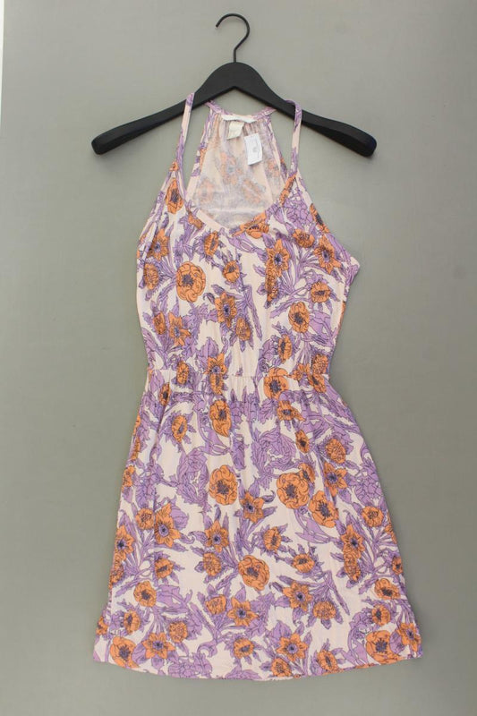 Trägerkleid Gr. XS mit Blumenmuster mehrfarbig aus Viskose
