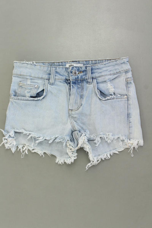 Zara Jeansshorts Gr. 34 blau aus Baumwolle