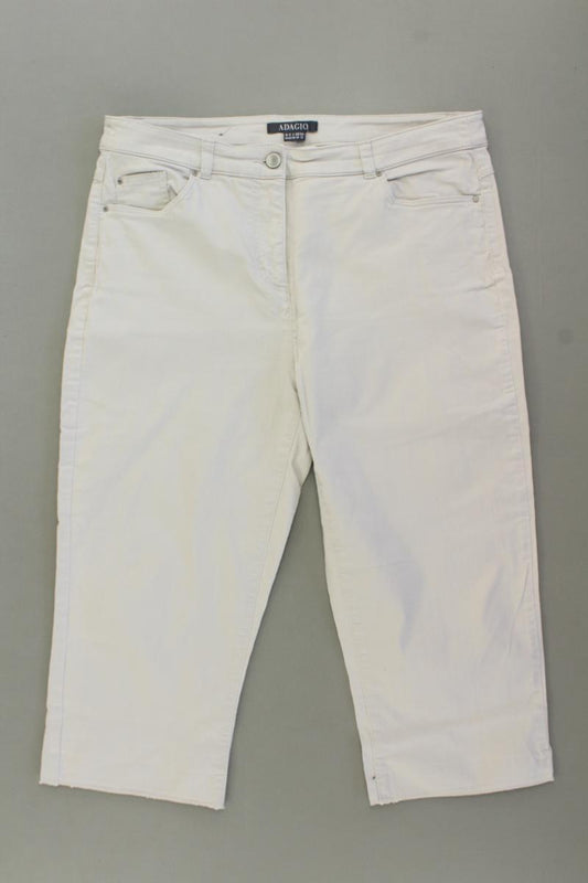 Adagio 3/4 Jeans Gr. 40 creme aus Baumwolle