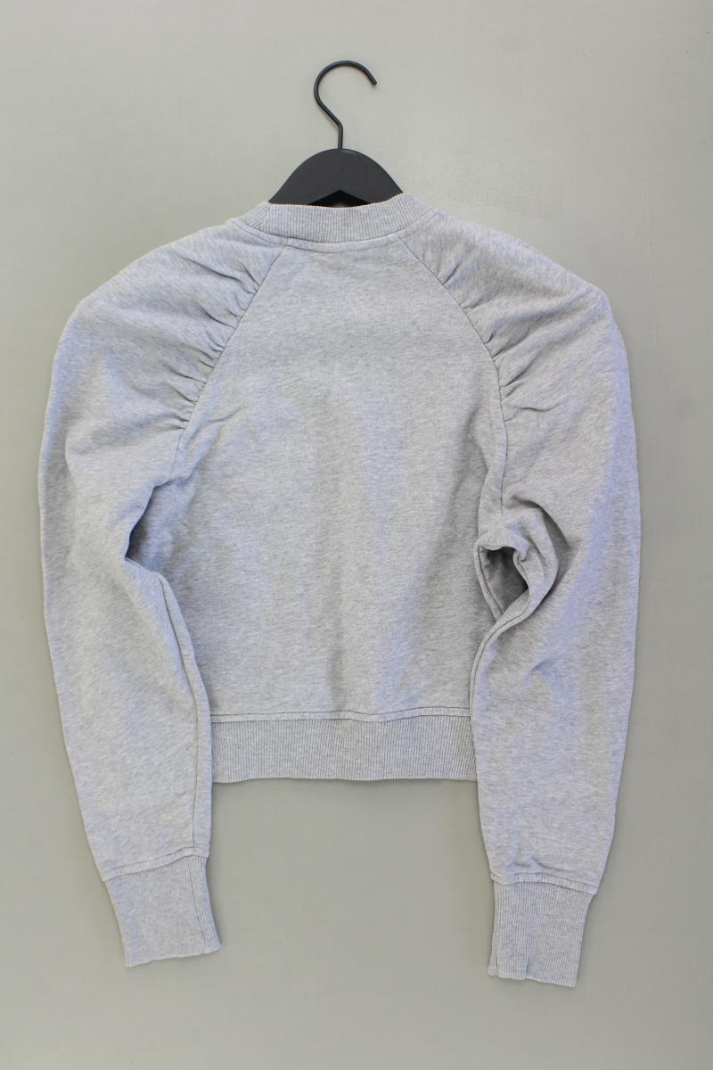 H&M Langarmpullover Gr. XS grau aus Baumwolle