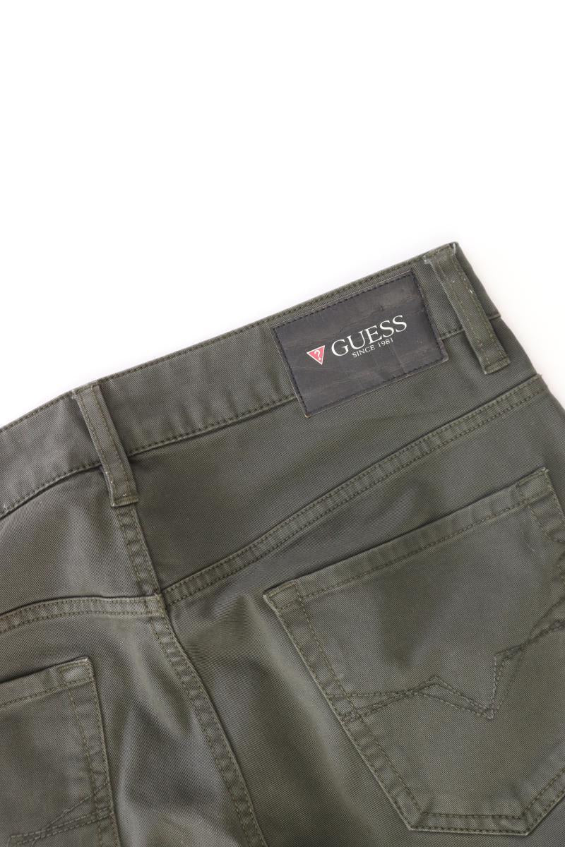 Guess Skinny Jeans für Herren Gr. W29 olivgrün aus Baumwolle