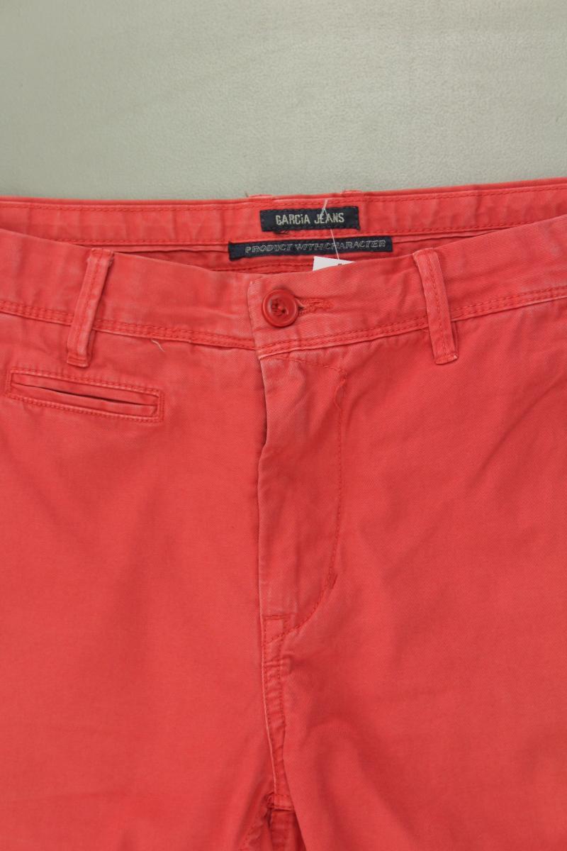 Garcia Jeans Chino Shorts für Herren Gr. XS rot aus Baumwolle