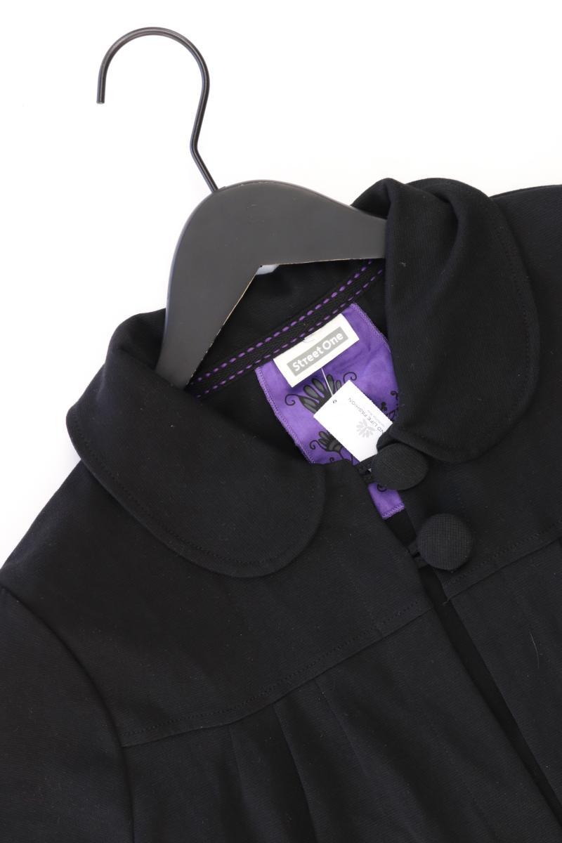 Street One Regular Cardigan Gr. 38 Kurzarm schwarz aus Baumwolle