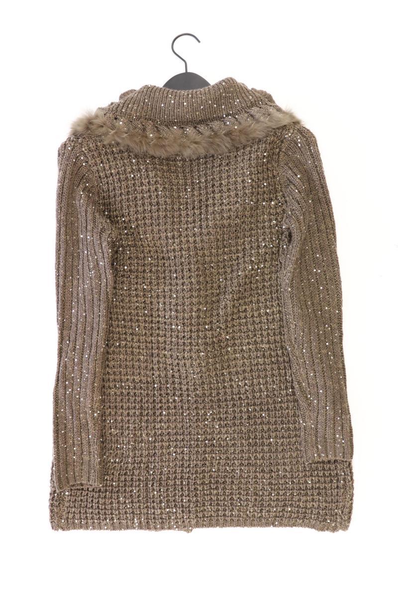 Strickjacke Gr. S/M Langarm braun aus Polyacryl