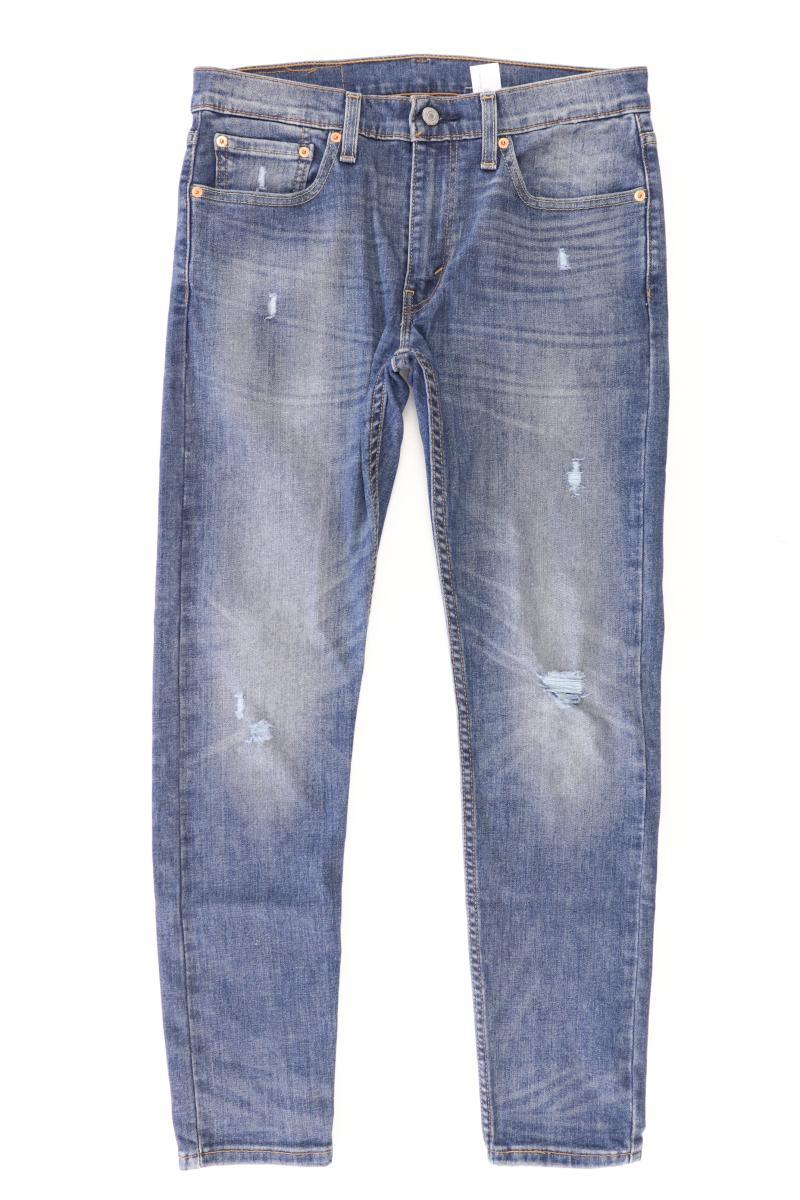 Levi's Straight Jeans für Herren Gr. W32 Modell 519 blau aus Baumwolle