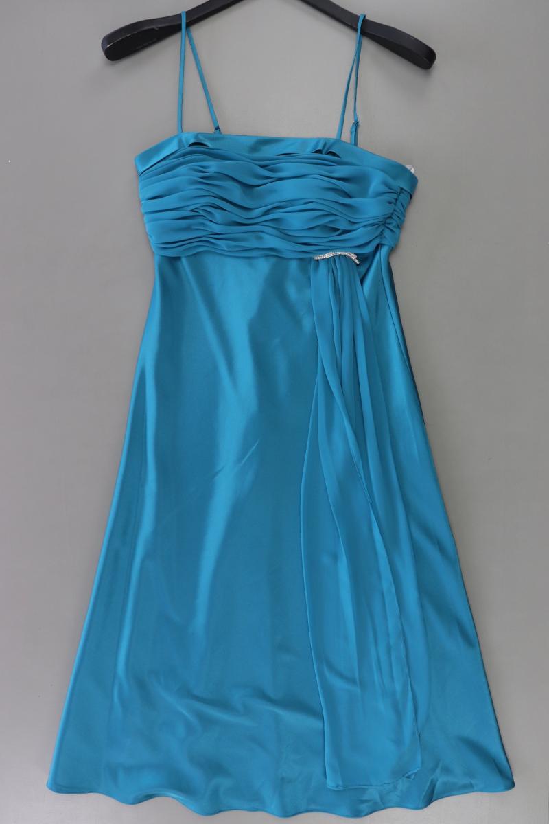NOX Abendkleid Gr. M Träger türkis aus Polyester